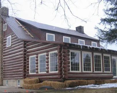 log home additions