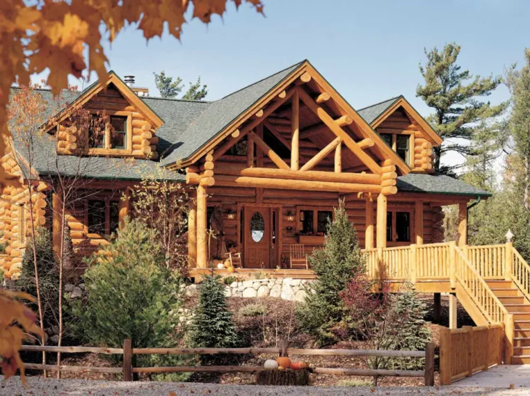 half log siding