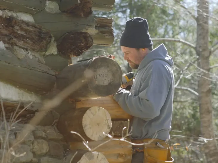 log cabin repair